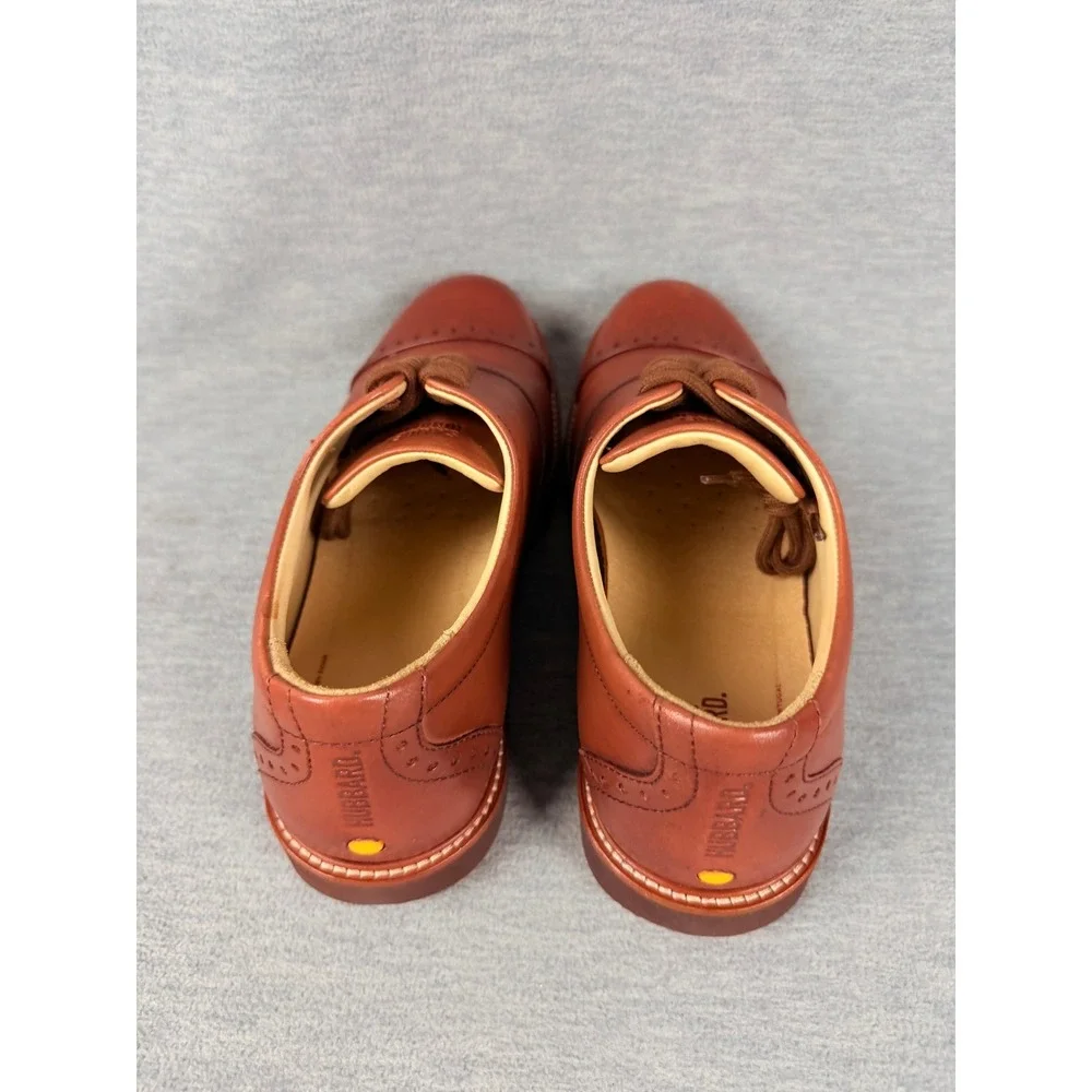 Samuel Hubbard Market Cap Tan Oxfords Mens 8.5 W Leather Casual Shoe Lightweight